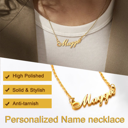 Personalized Name Necklace GOLD