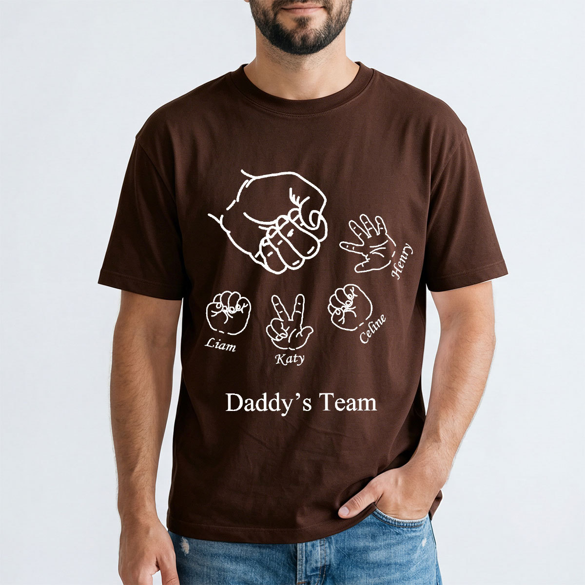 Custom Rock Paper Scissors Shirt for Dad