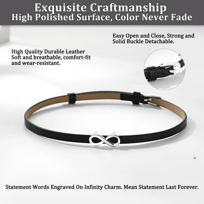 Personalized Engraved Name Leather Choker Necklace for Women high quality