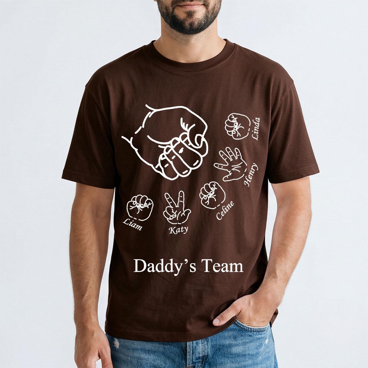 Custom Rock Paper Scissors Shirt for Dad