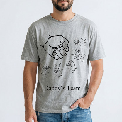 Custom Rock Paper Scissors Shirt for Dad