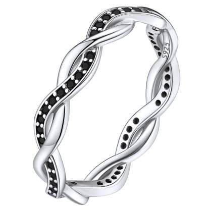 Flash Sale Sterling Silver Twisted Band Ring