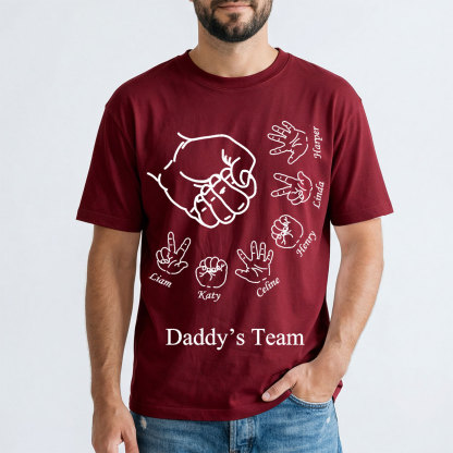 Custom Rock Paper Scissors Shirt for Dad