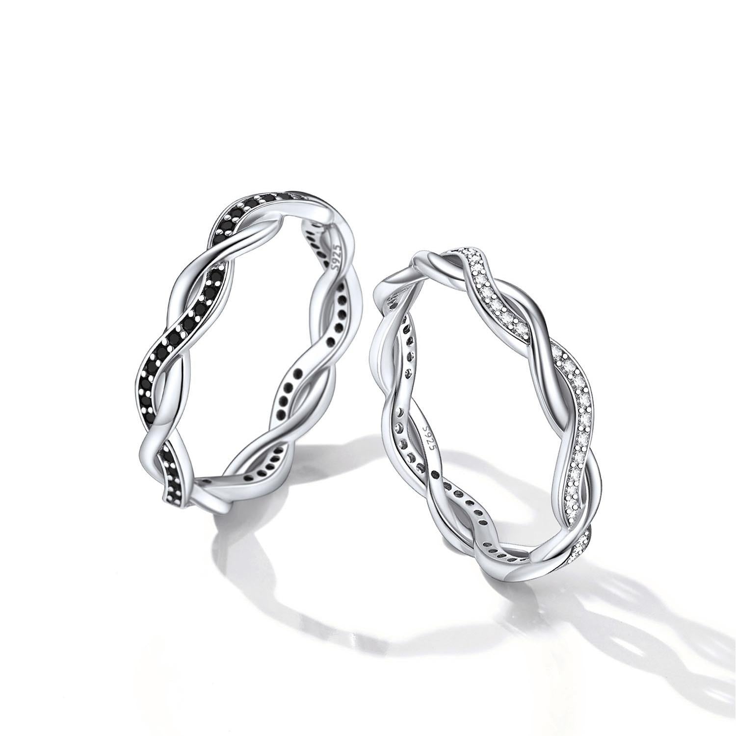 Flash Sale Sterling Silver Twisted Band Ring