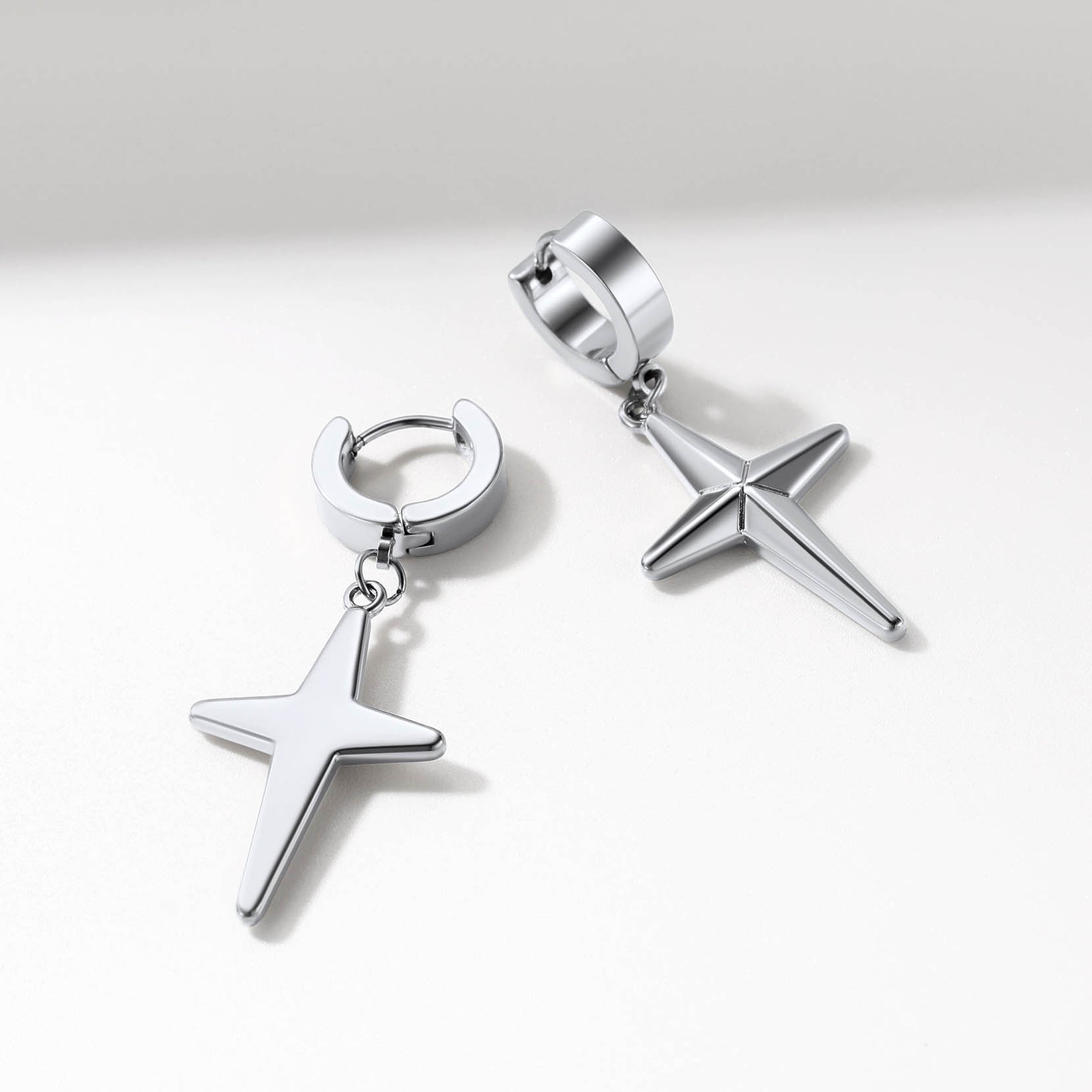 Flash Sale Star Hoop Dangle Drop Earrings for Women