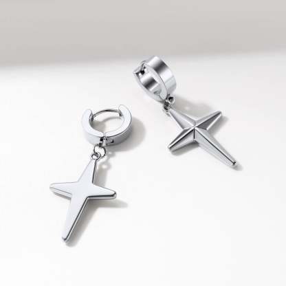 Flash Sale Star Hoop Dangle Drop Earrings for Women