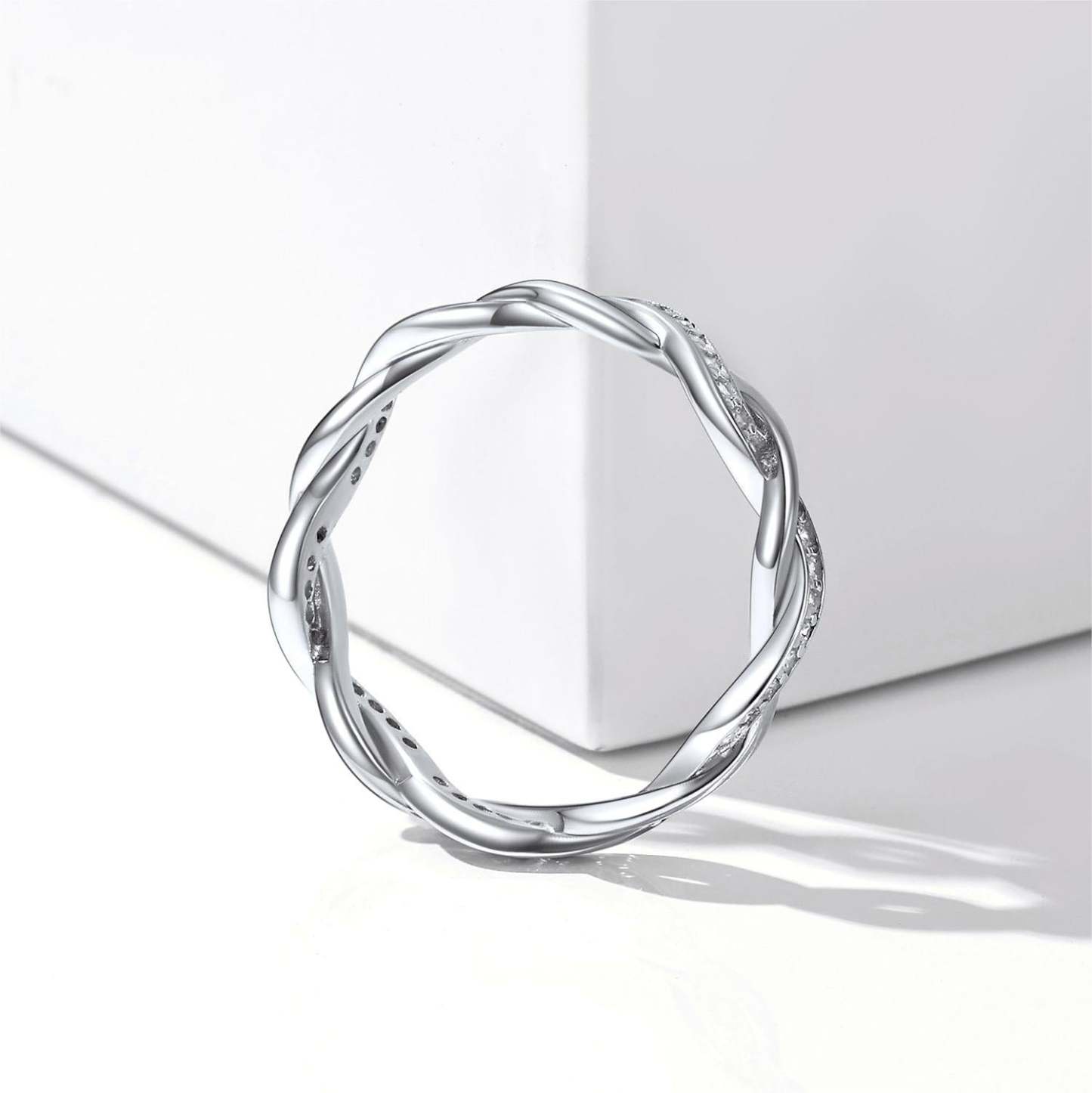 Flash Sale Sterling Silver Twisted Band Ring