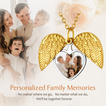 Customized Heart Locket Necklace with Pictures