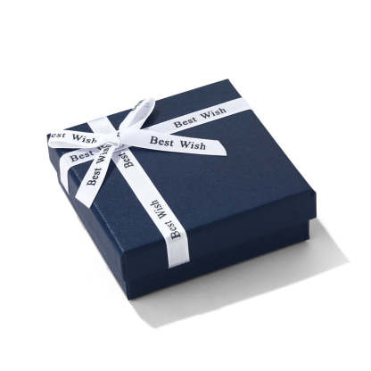 Blue Ribbons Gift Box