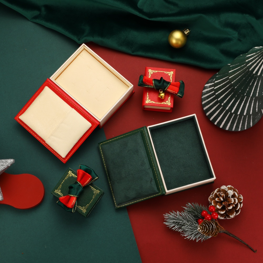 Vintage Book Shaped Gift Box and Gift Bag