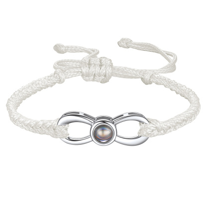 Personalized Infinity Photo Projection Bracelet for Women