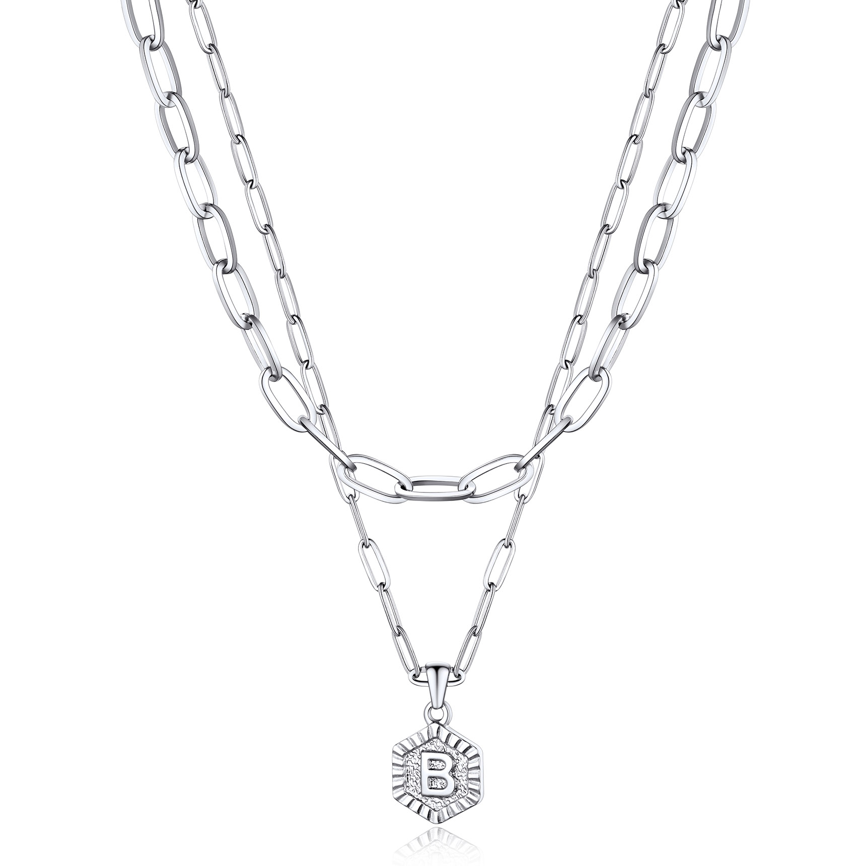 Hypoallergenic 18K Gold  Name Initial Necklaces For Women