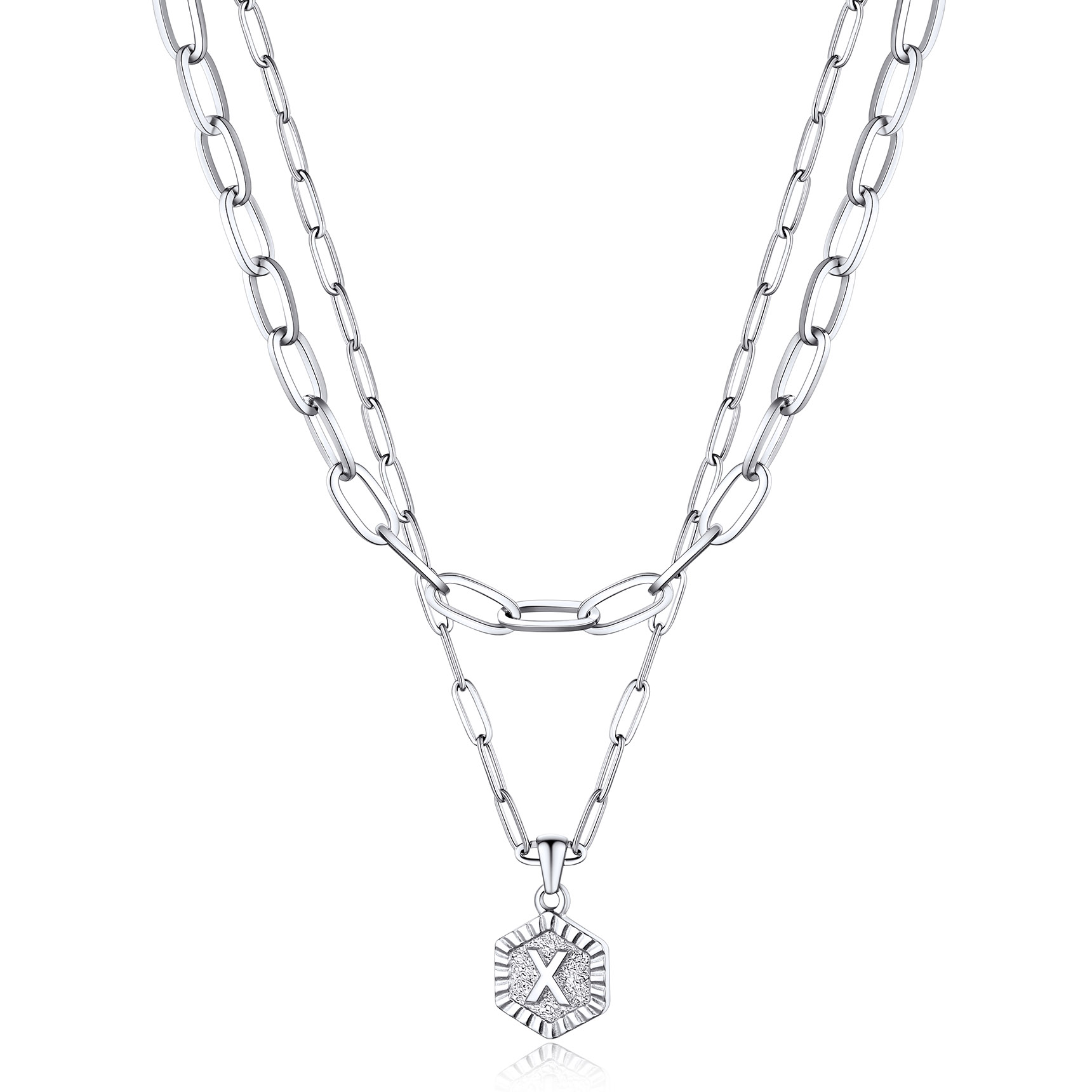 Hypoallergenic 18K Gold  Name Initial Necklaces For Women