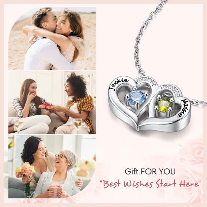 Birthstone Necklace personalized for women