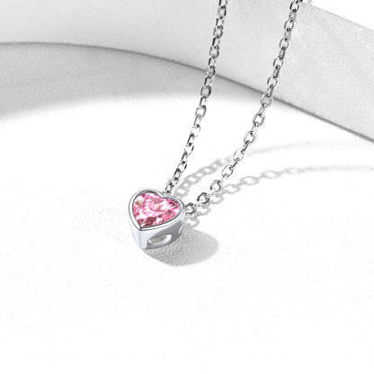 925 Sterling SilverBirthstone Adjustable Anklets For Women DETAIL