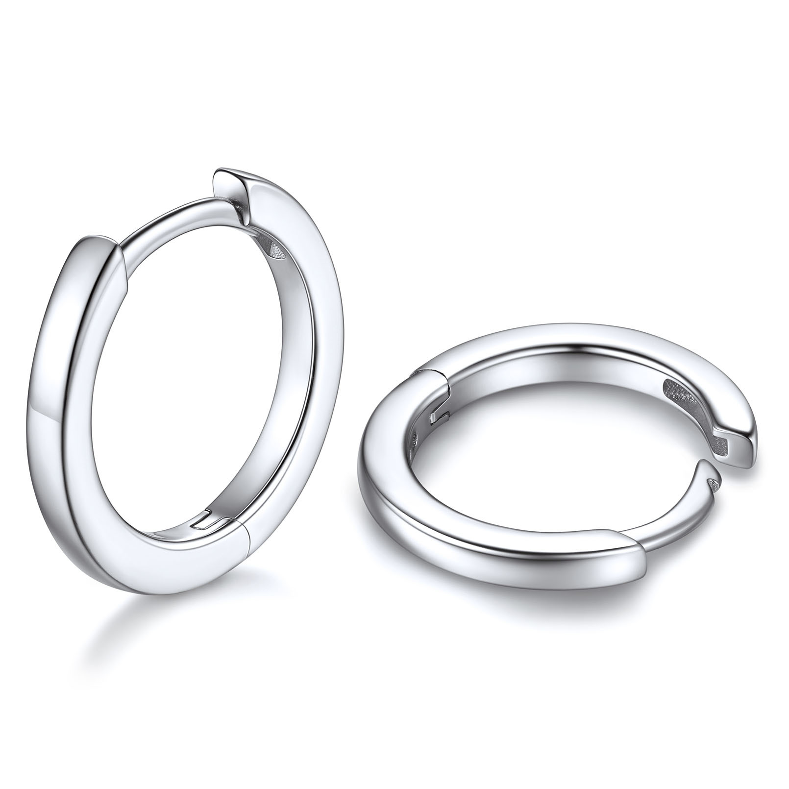 925 Sterling Silver Small Hoop Earrings Cartilage Huggie Earrings