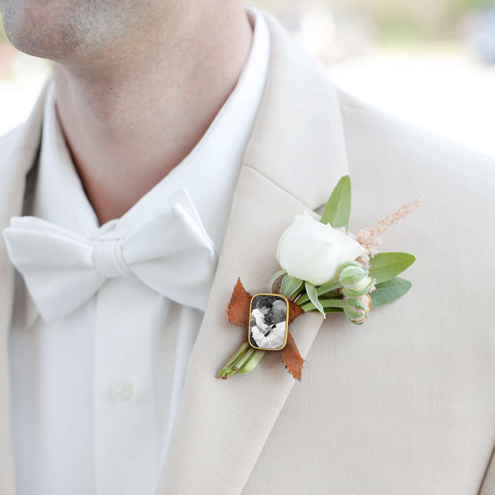 Wedding Photo Charms Customized with Pictures Memorial Pins model