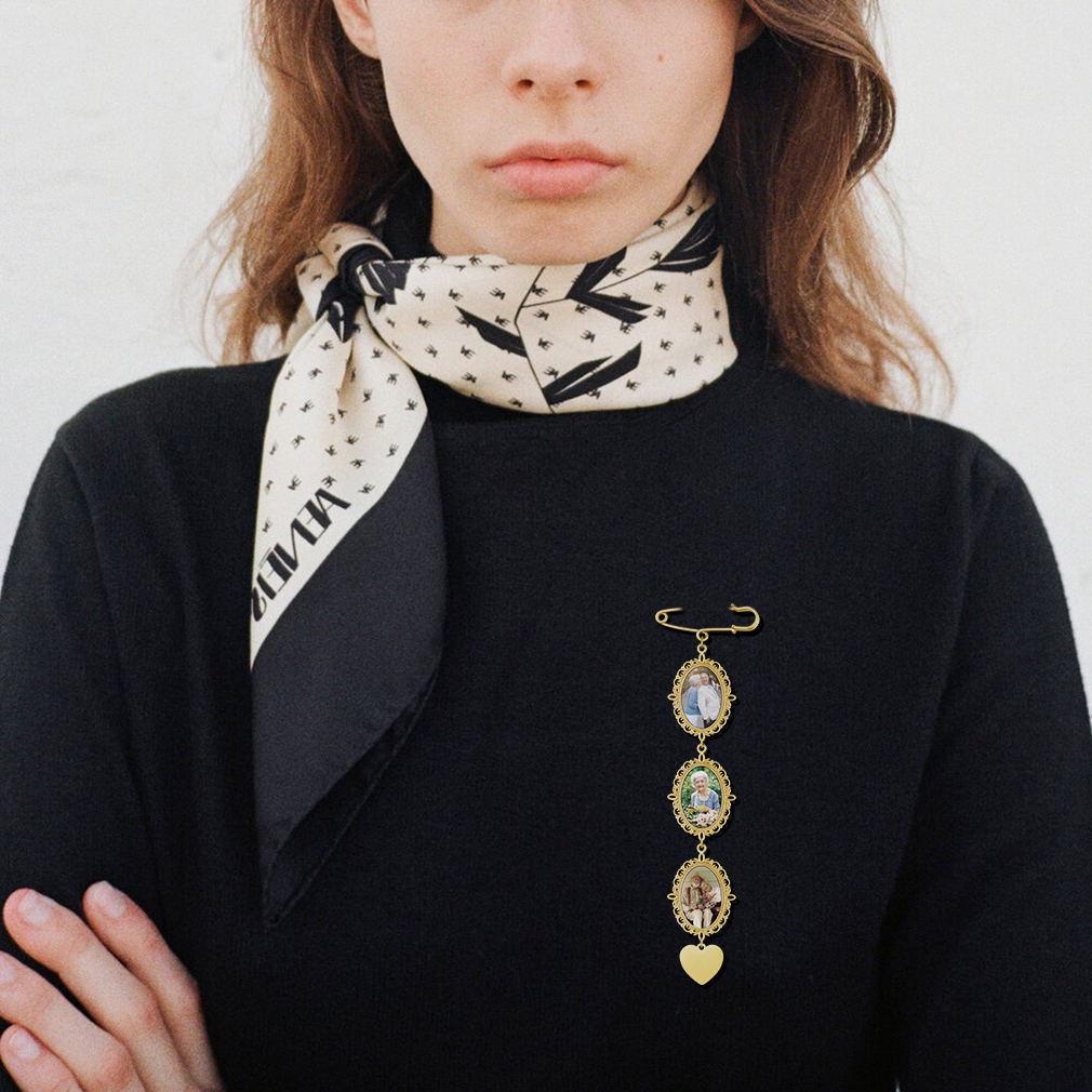 Custom Photo Charms Pendant Pins For Women model