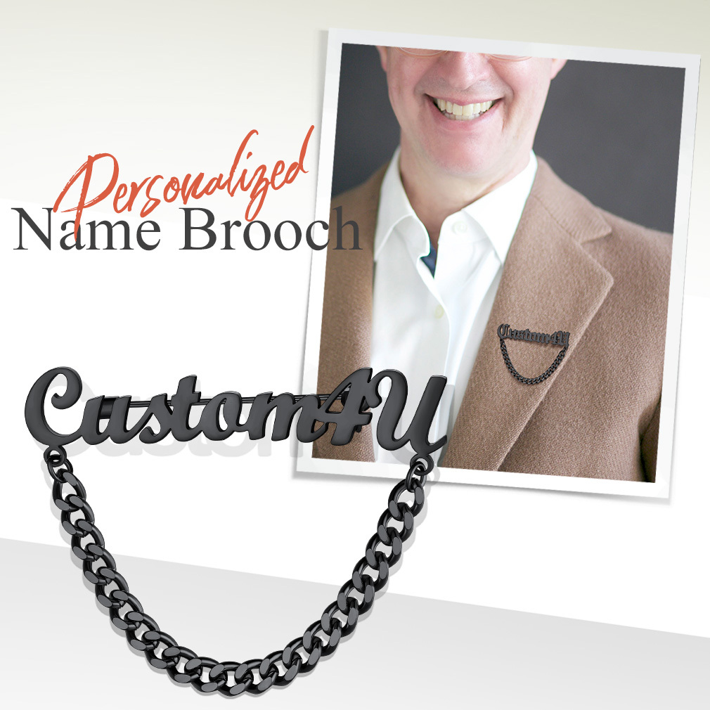 Personalized Engraved Pin for Women Men