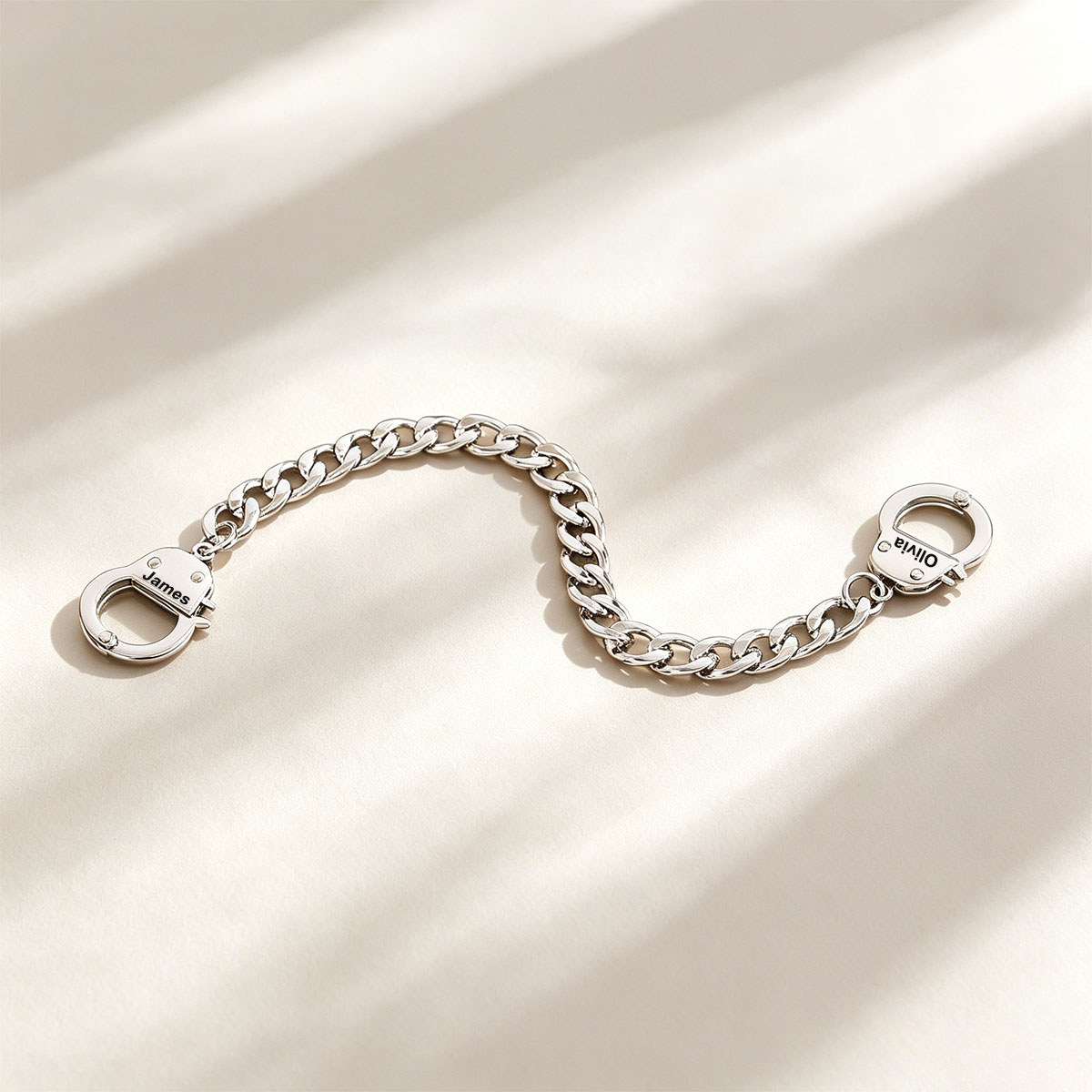 Personalized Handcuff Bracelet for Men & Women