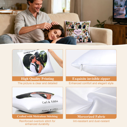 Custom Photo Throw Pillow