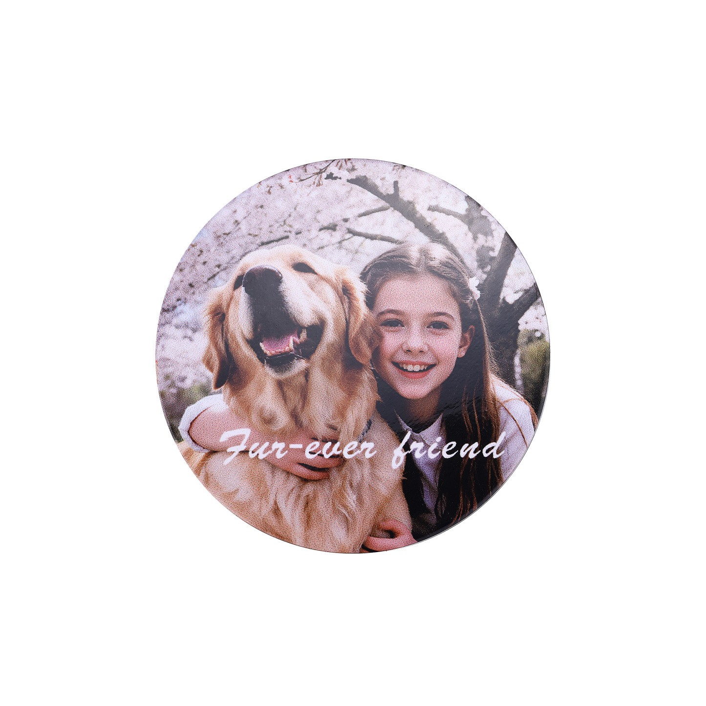 Custom Photo Round Fridge Magnet