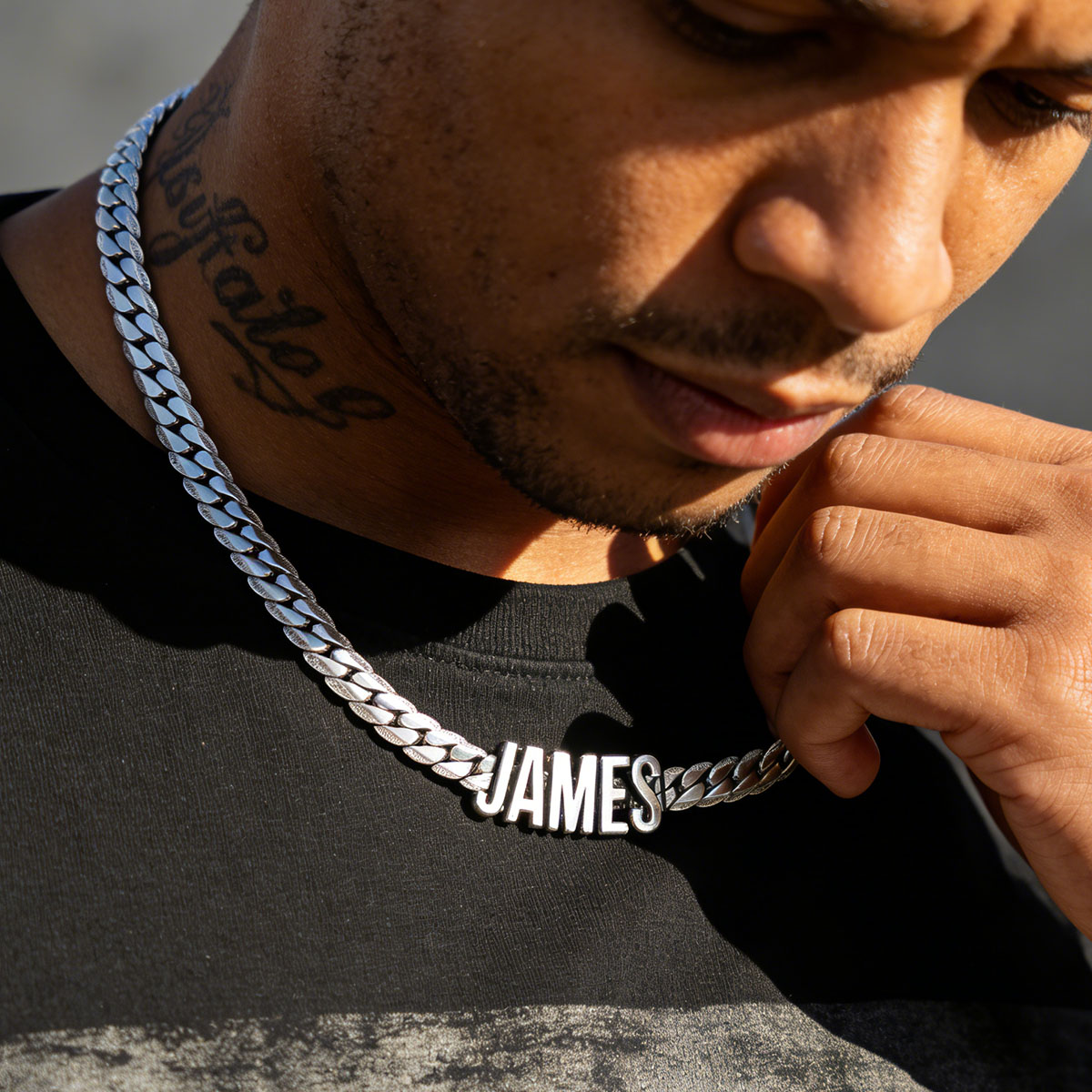 Custom Name Cuban Chain Necklace 8MM