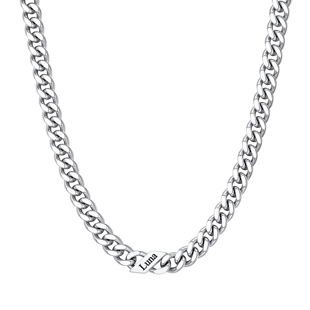 Custom Names Cuban Chain Necklace 7/9/12MM
