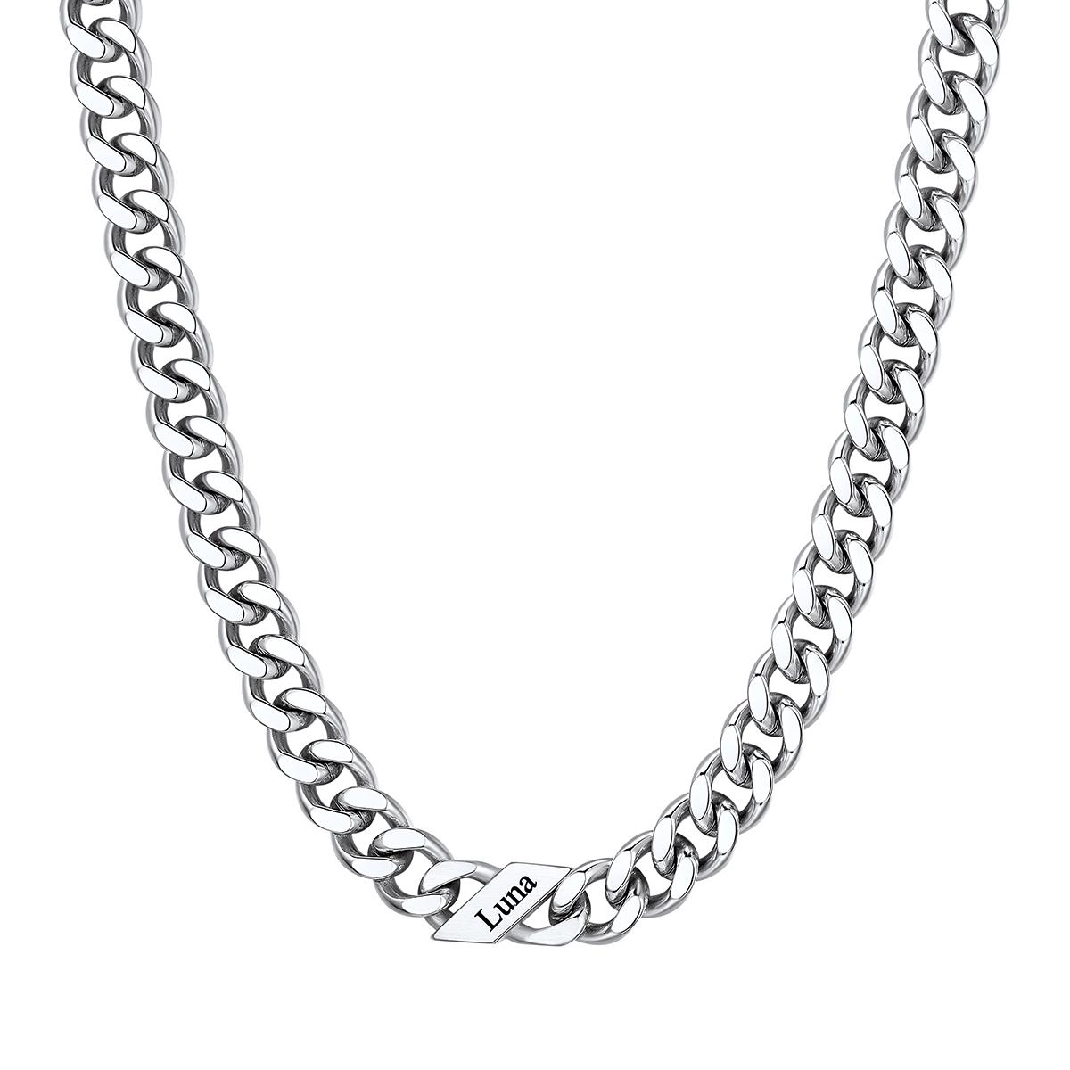 Custom Names Cuban Chain Necklace 7/9/12MM