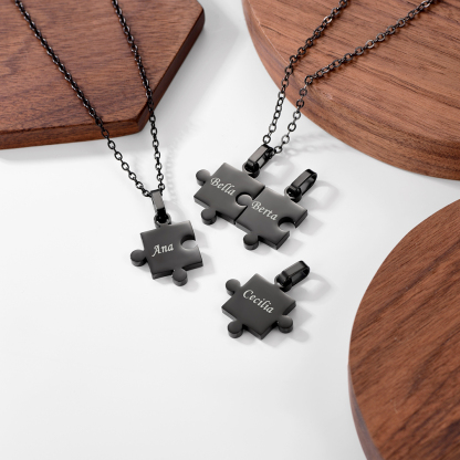 Custom Engraved Matching Puzzle BFF Necklace occasion