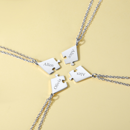 Custom Name Engraved Puzzle Necklaces occasion