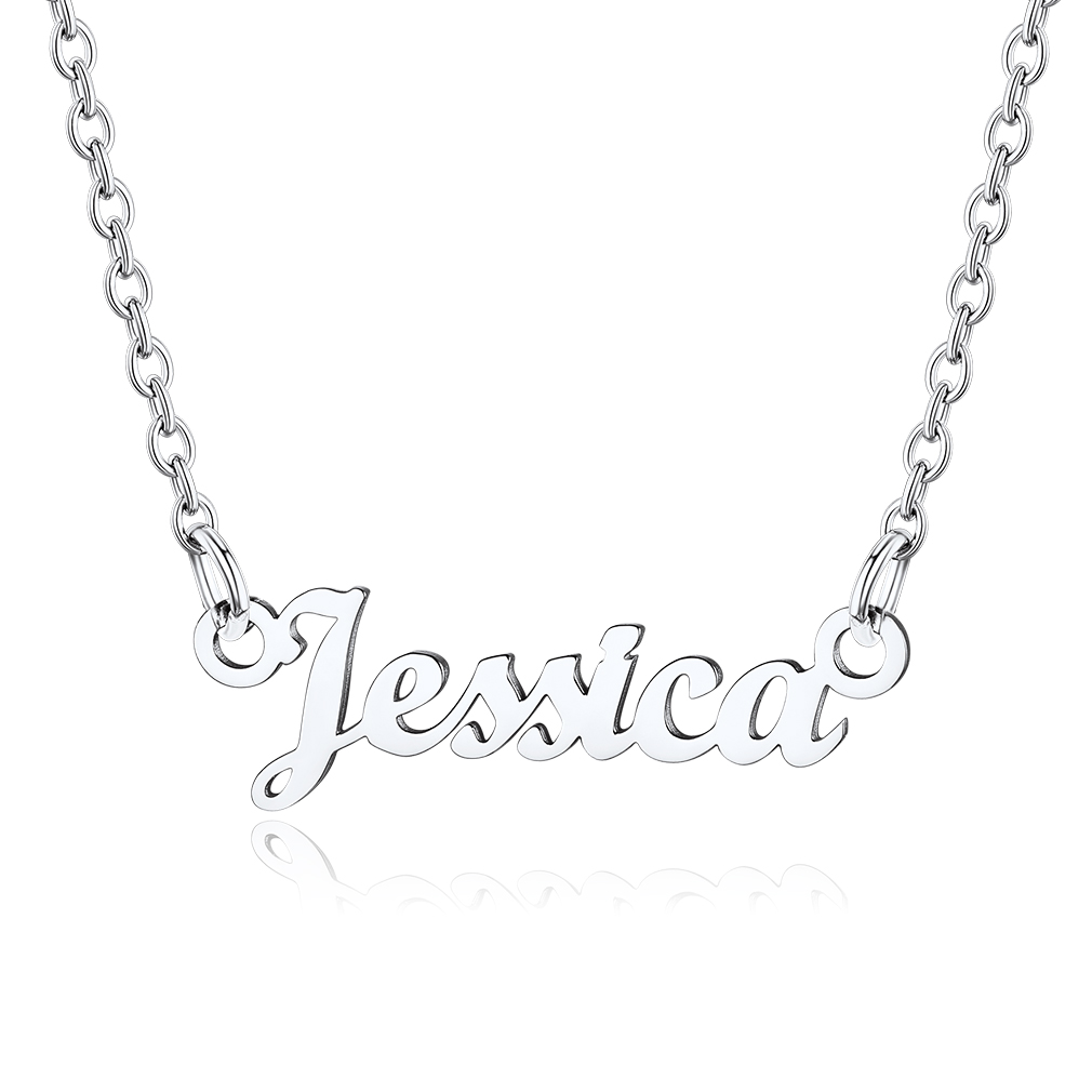 Stainless Steel Custom Name Necklace Jessica