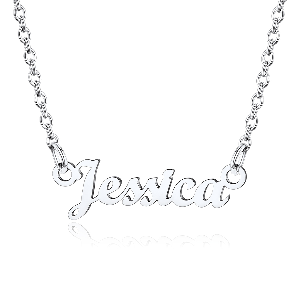 Stainless Steel Custom Name Necklace Jessica