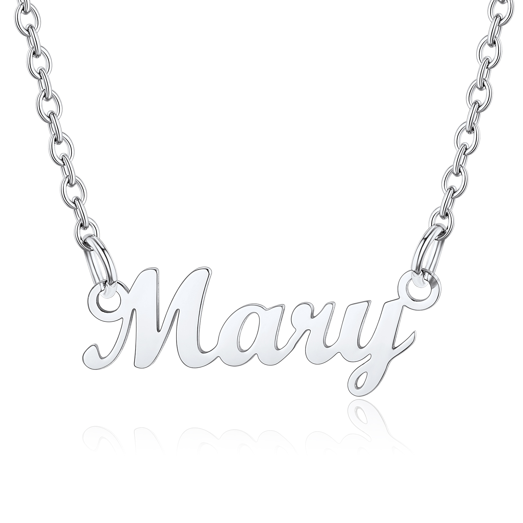 Stainless Steel Custom Name Necklace Mary 