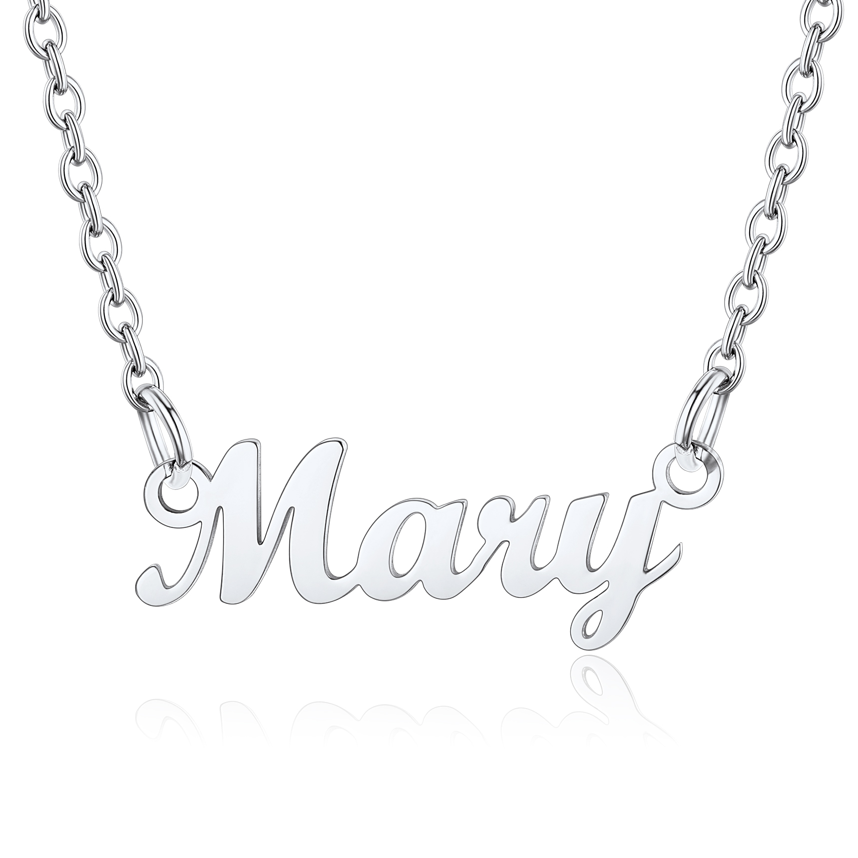Stainless Steel Custom Name Necklace Mary 