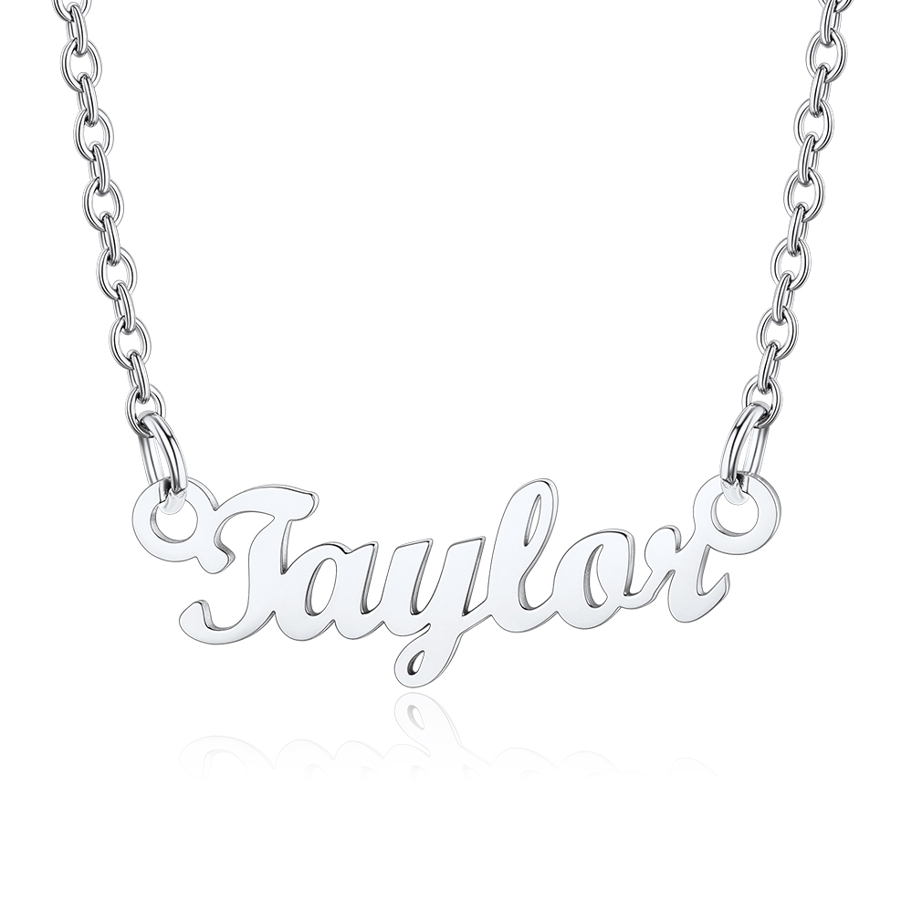Stainless Steel Custom Name Necklace Taylor