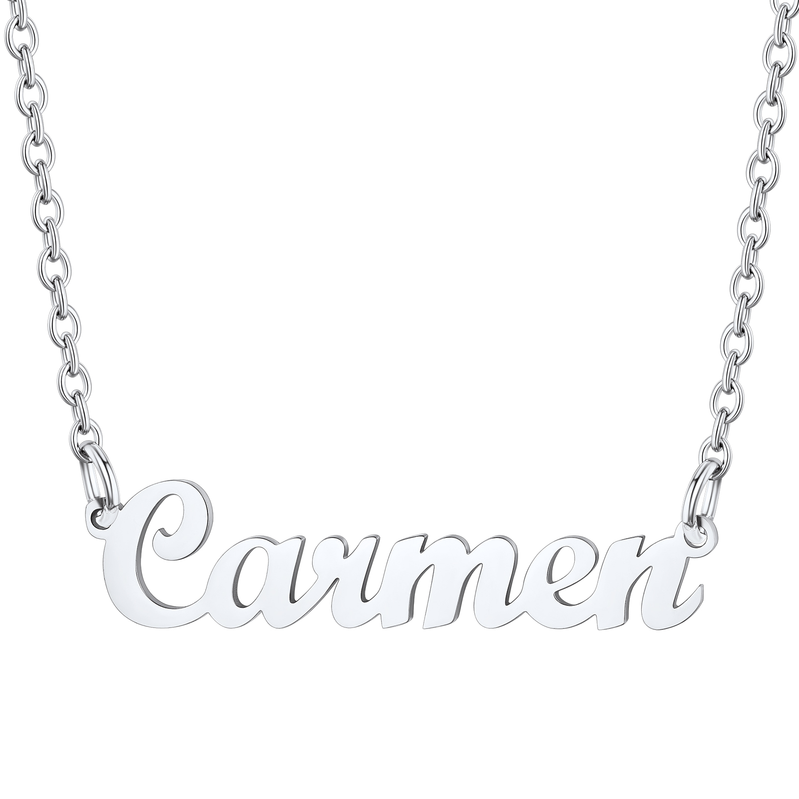 Stainless Steel Custom Name Necklace Carmen