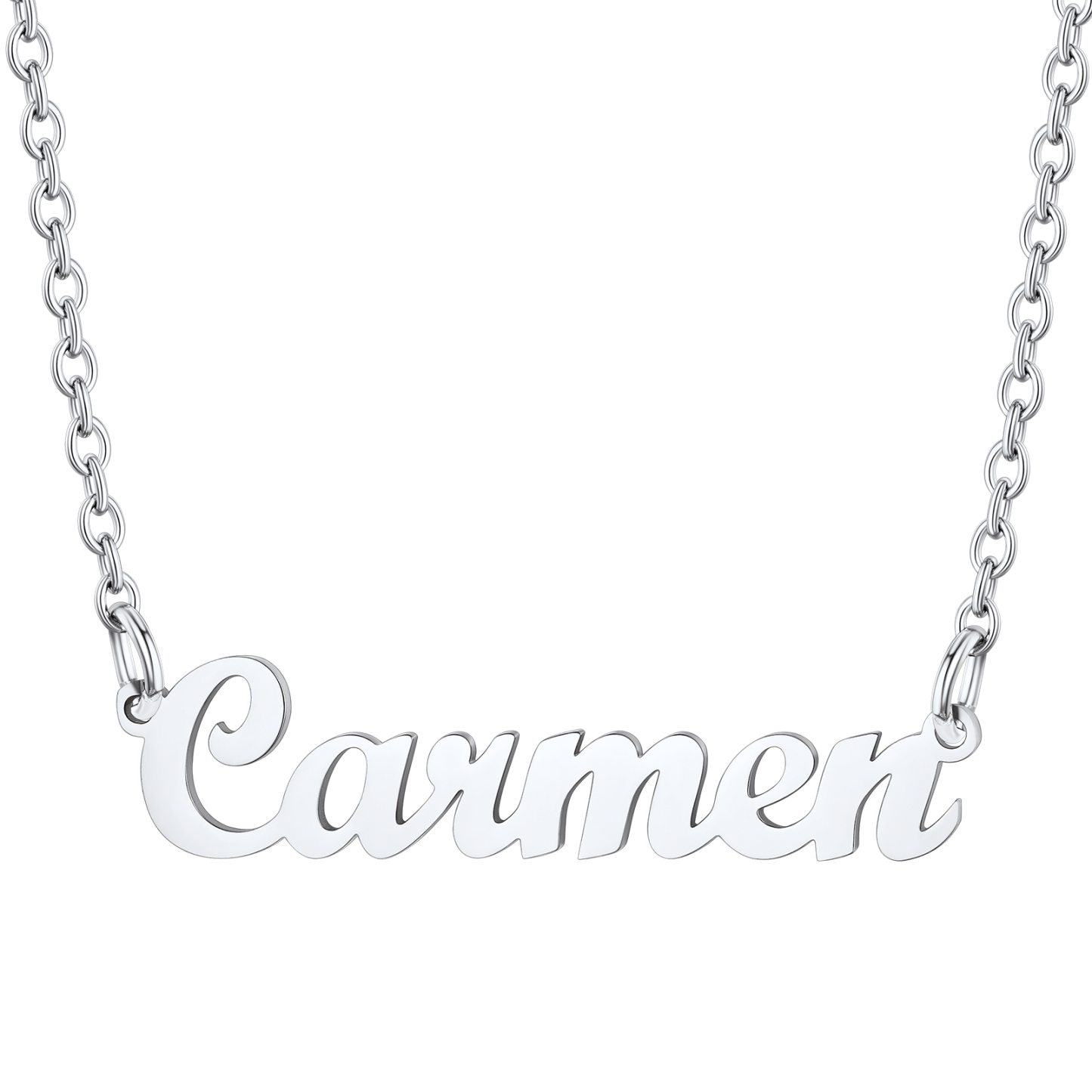 Stainless Steel Custom Name Necklace Carmen