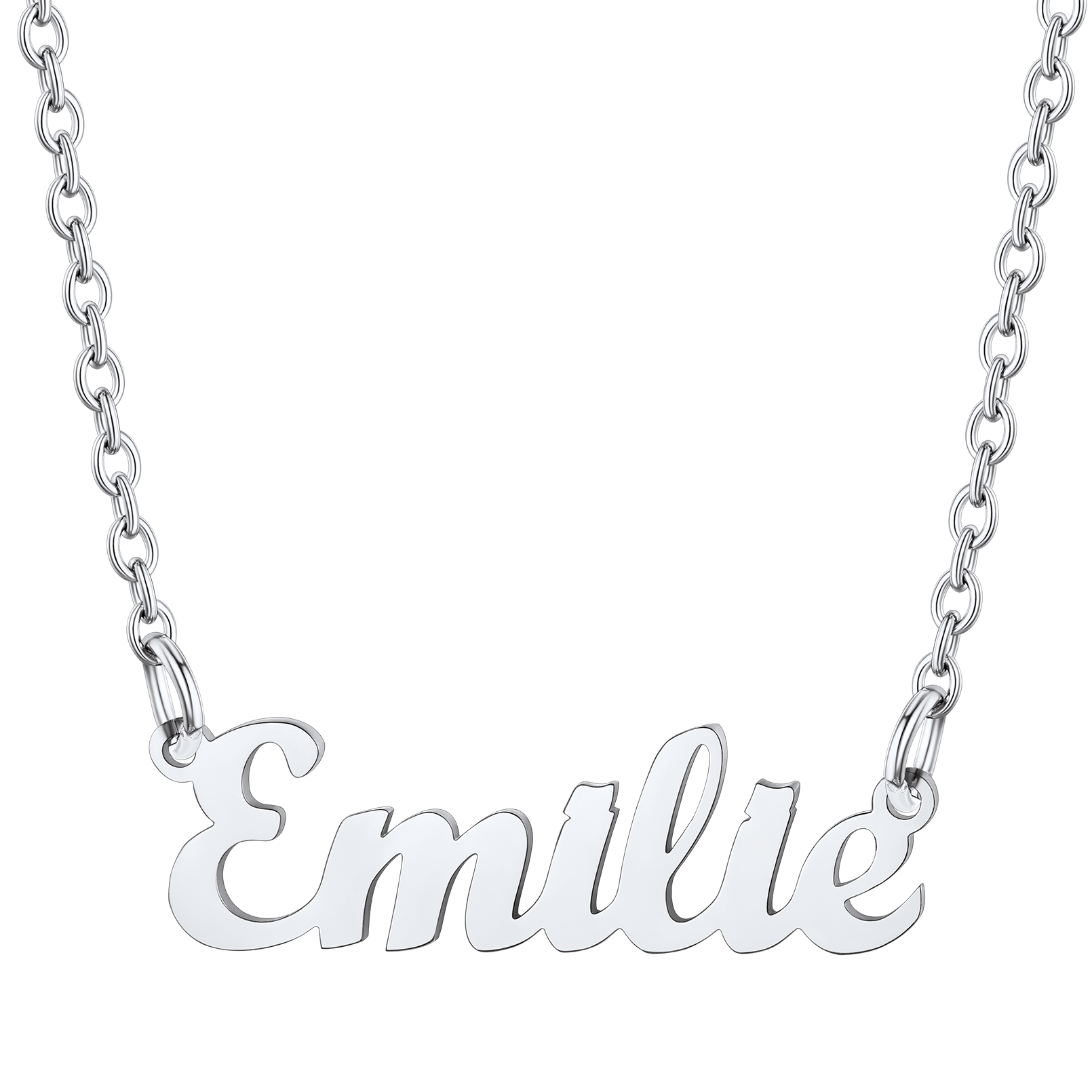 Stainless Steel Custom Name Necklace Emilie