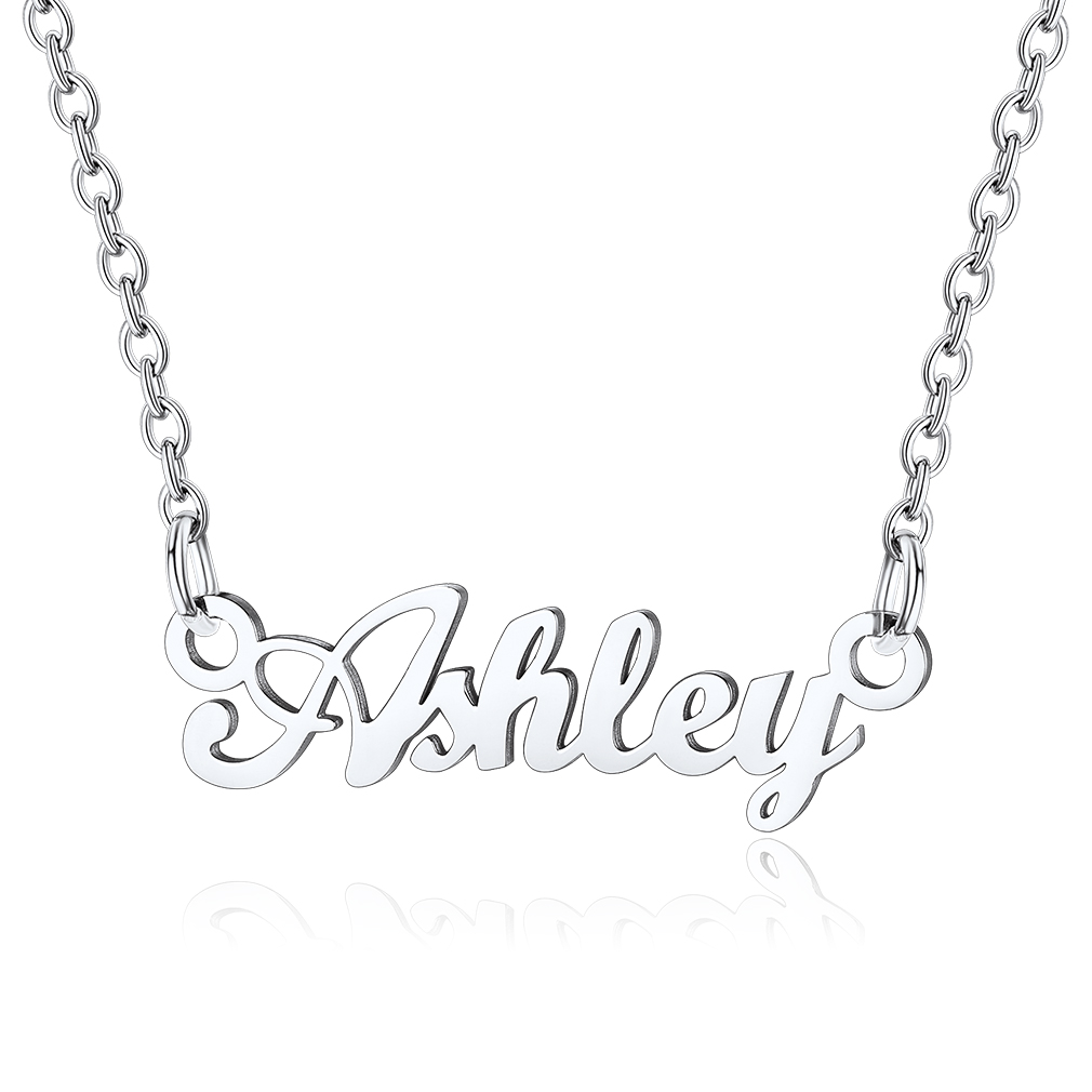 Stainless Steel Custom Name Necklace Ashley
