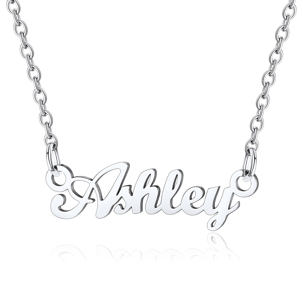 Stainless Steel Custom Name Necklace Ashley