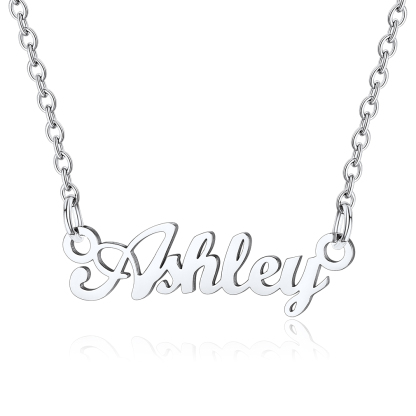 Stainless Steel Custom Name Necklace Ashley