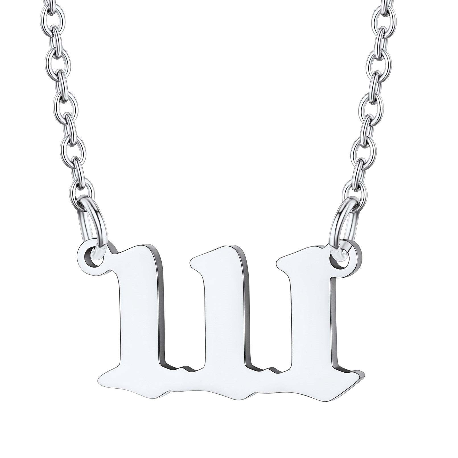 Personalized Angel Number Necklace for Women