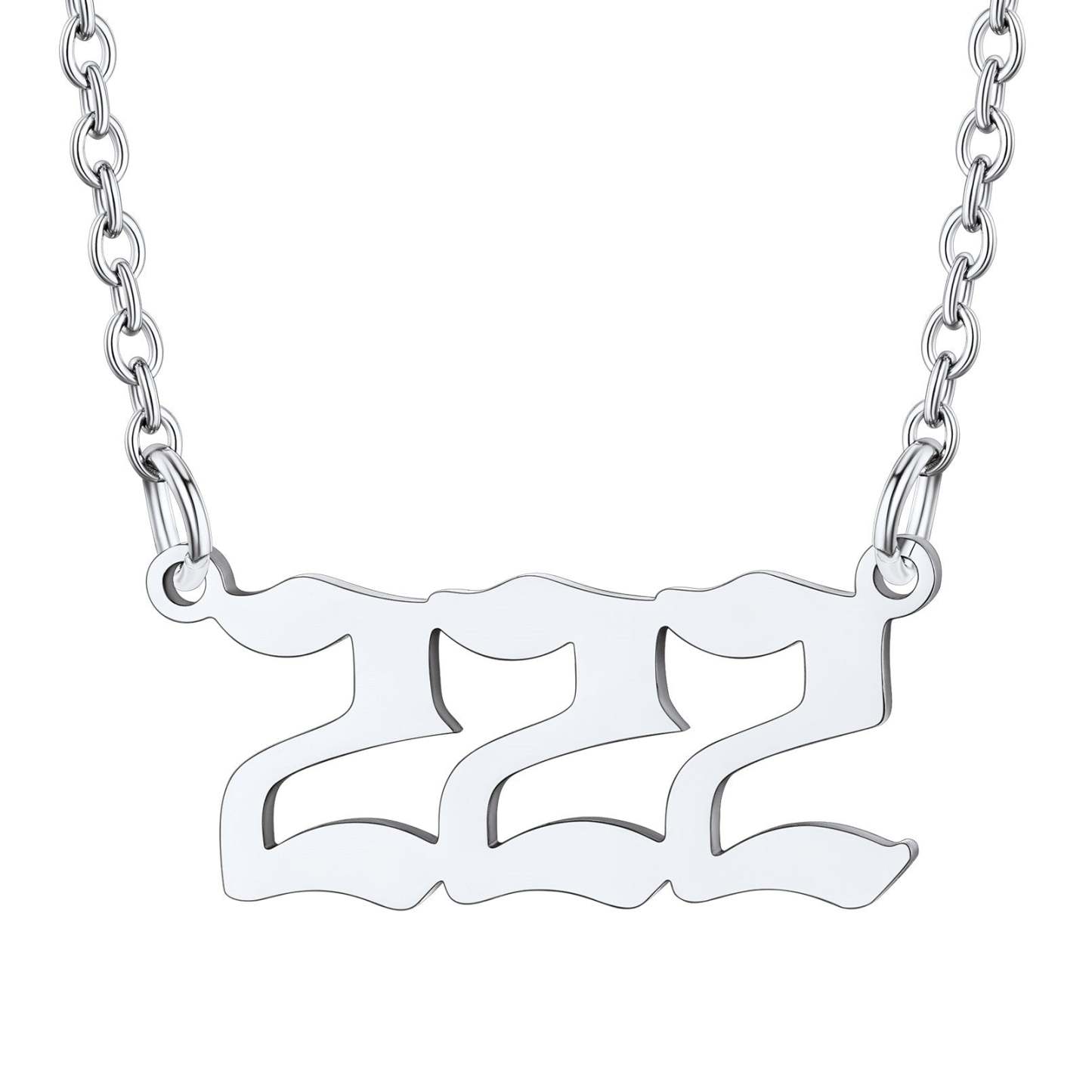 Personalized Angel Number Necklace for Women