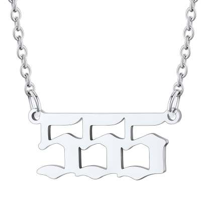 Personalized Angel Number Necklace for Women