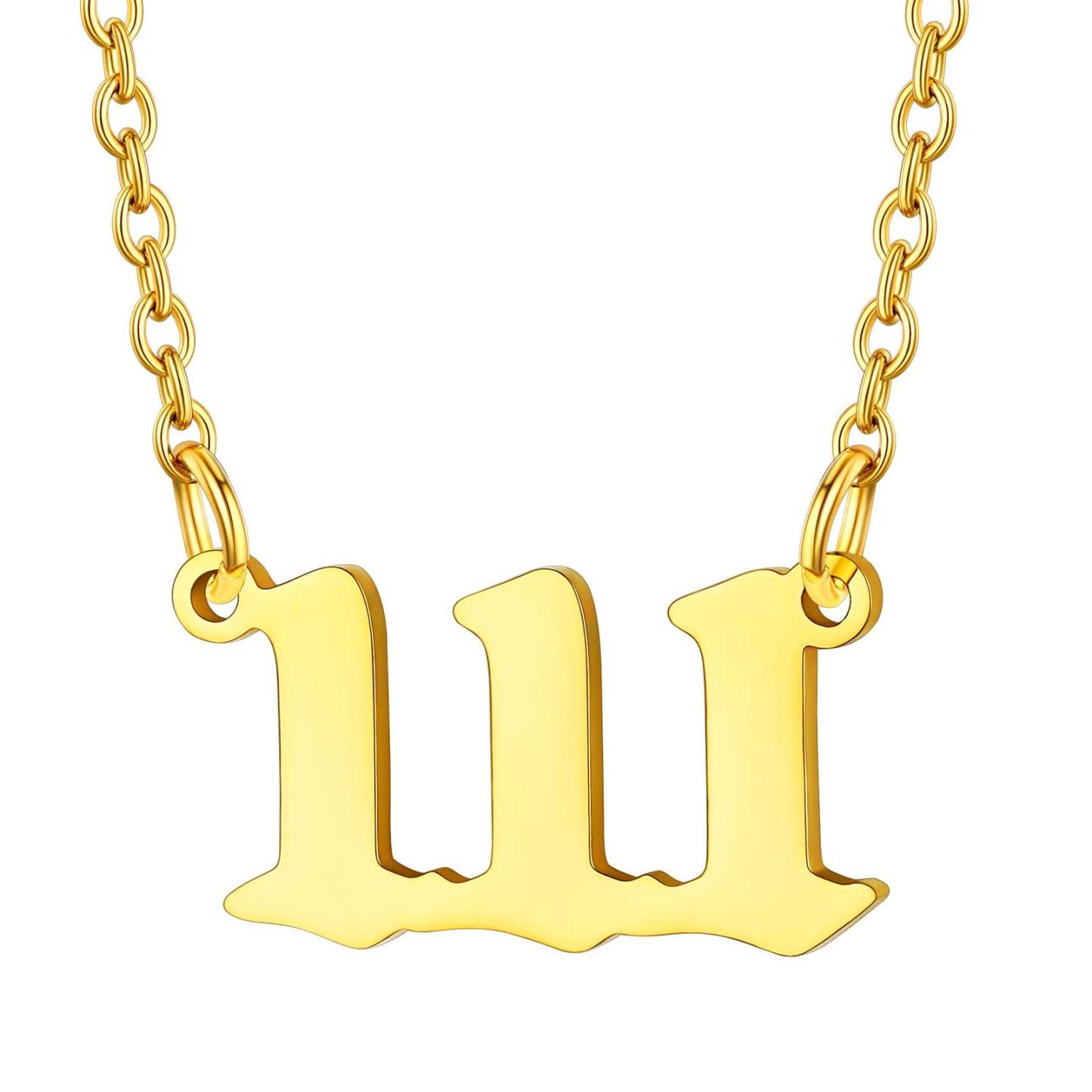 Personalized Angel Number Necklace for Women