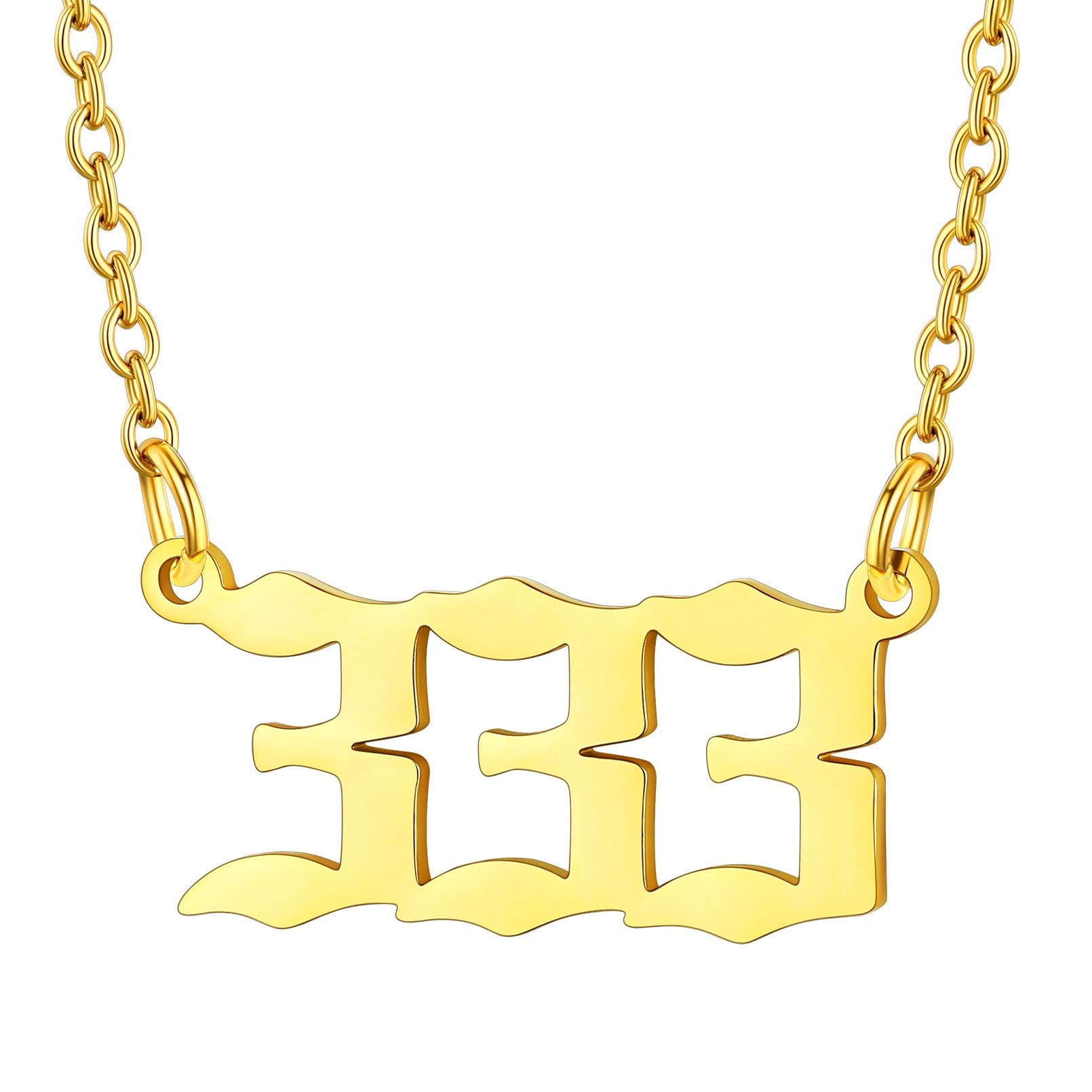 Personalized Angel Number Necklace for Women