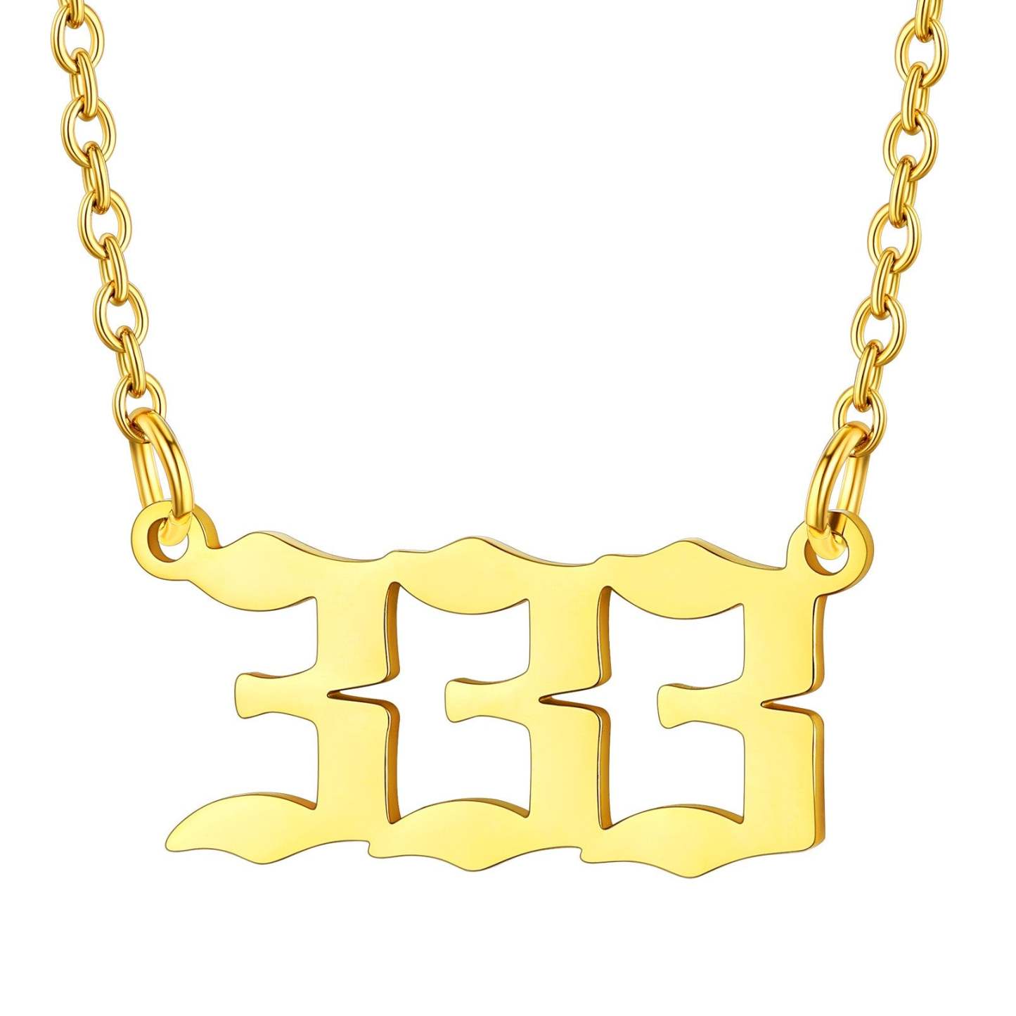 Personalized Angel Number Necklace for Women