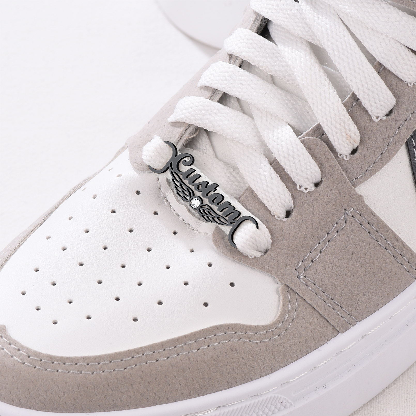 Personalized Name Shoe Buckle 2Pcs Decorations Shoelace Charm