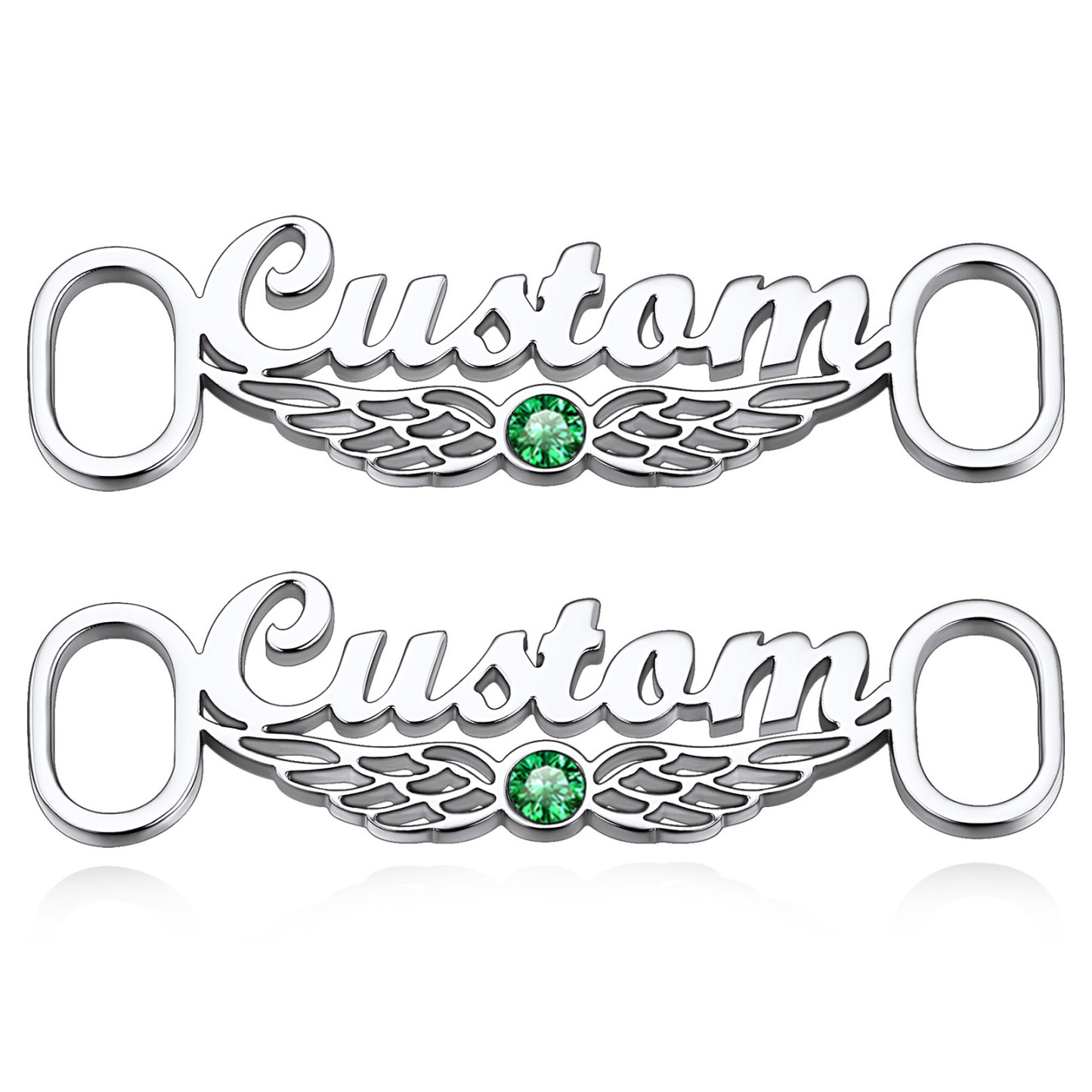 Personalized Name Shoe Buckle 2Pcs Decorations Shoelace Charm